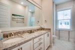 Ensuite Master bath Double vanity with large walk in shower